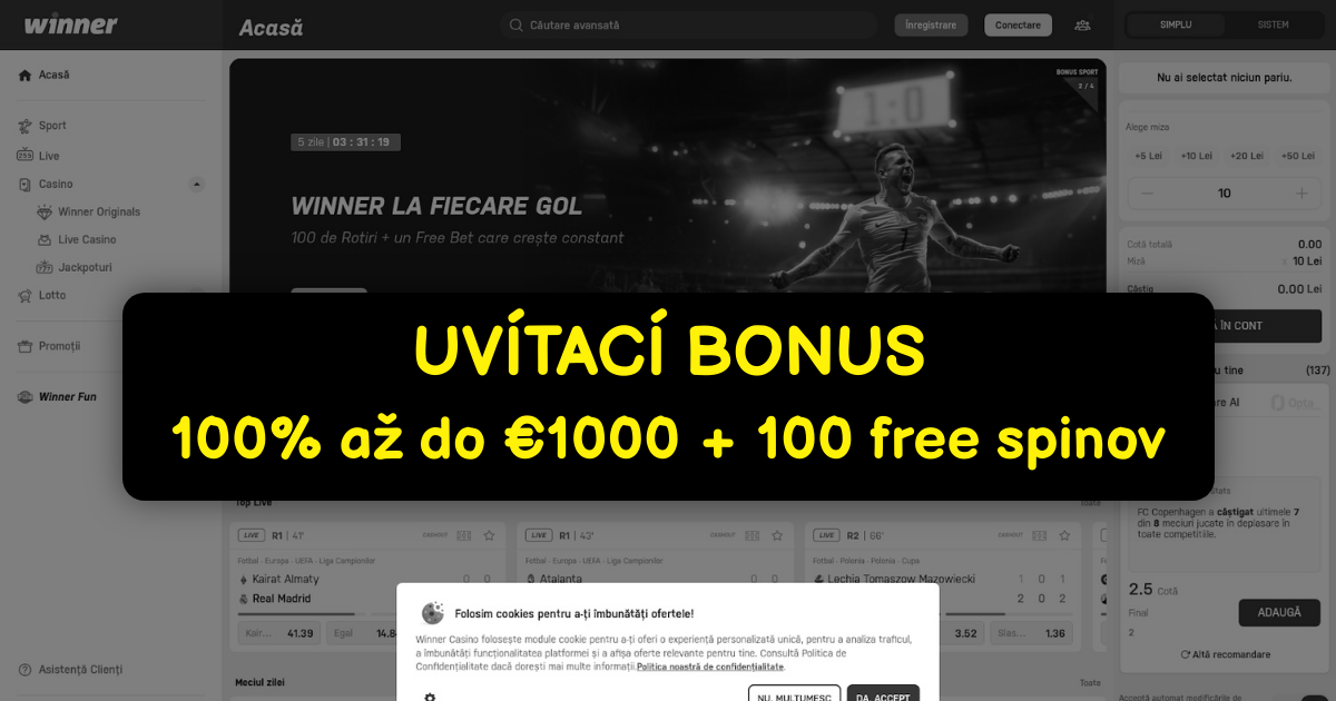 Winner Casino - Online Sloty | Oficiálna Stránka SK